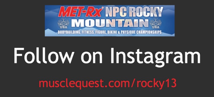 Follow the NPC Rocky Mountain on Instagram