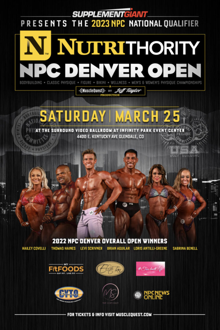 Event Program: 2023 NPC Nutrithority Denver Open